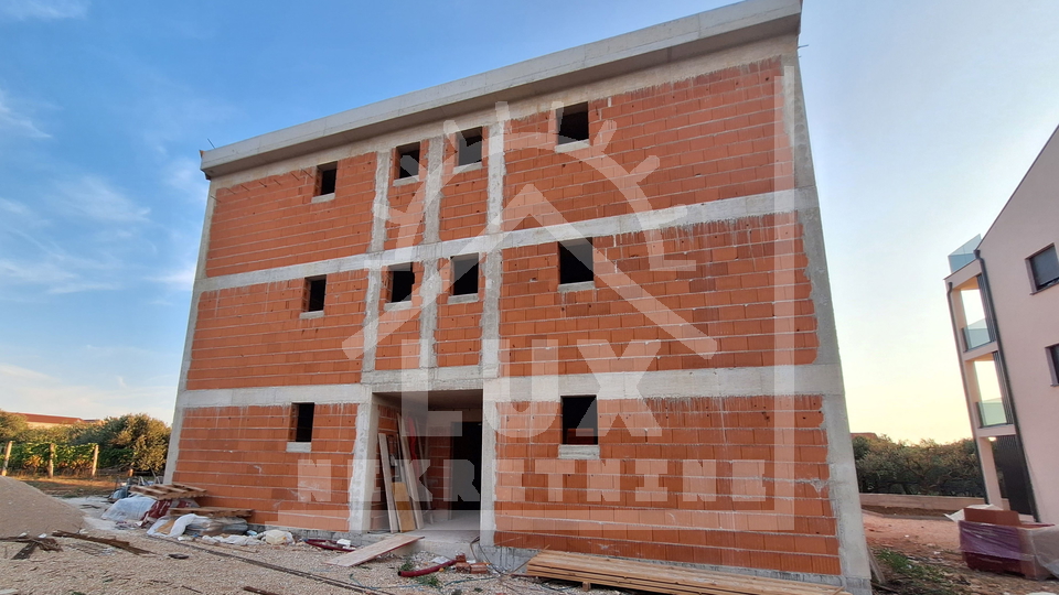 Apartment on the ground floor with a garden, Biograd na moru, new building