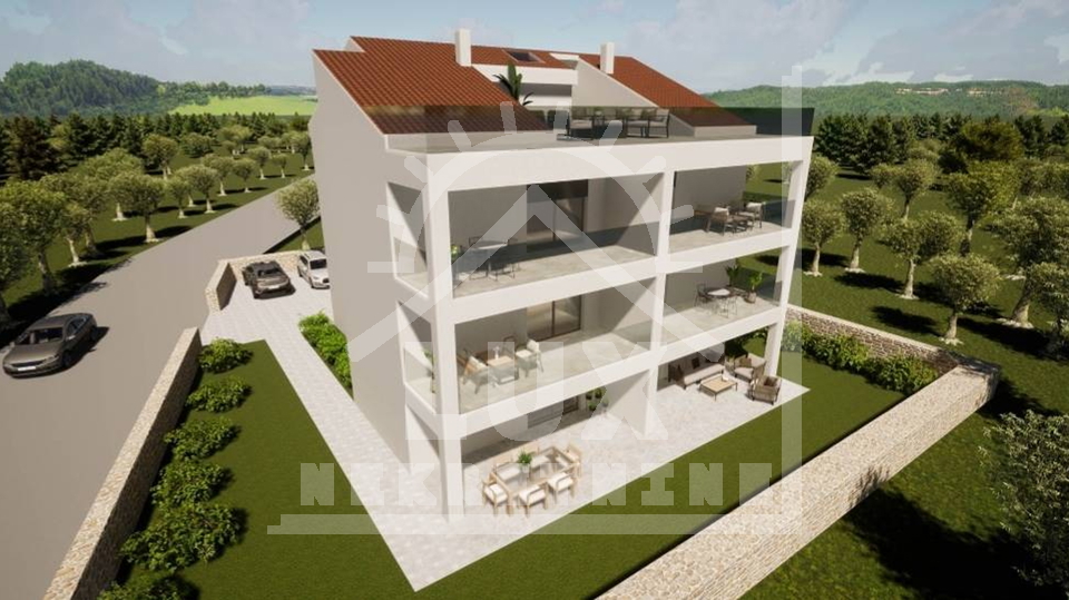 Apartment on the 2nd floor, Biograd na moru, new building