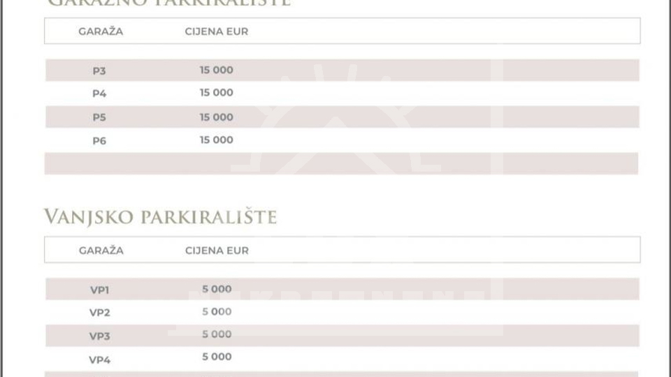 Dvosobni i trosobni stanovi s galerijama, Zadar, Vidikovac, novogradnja, pogled na more