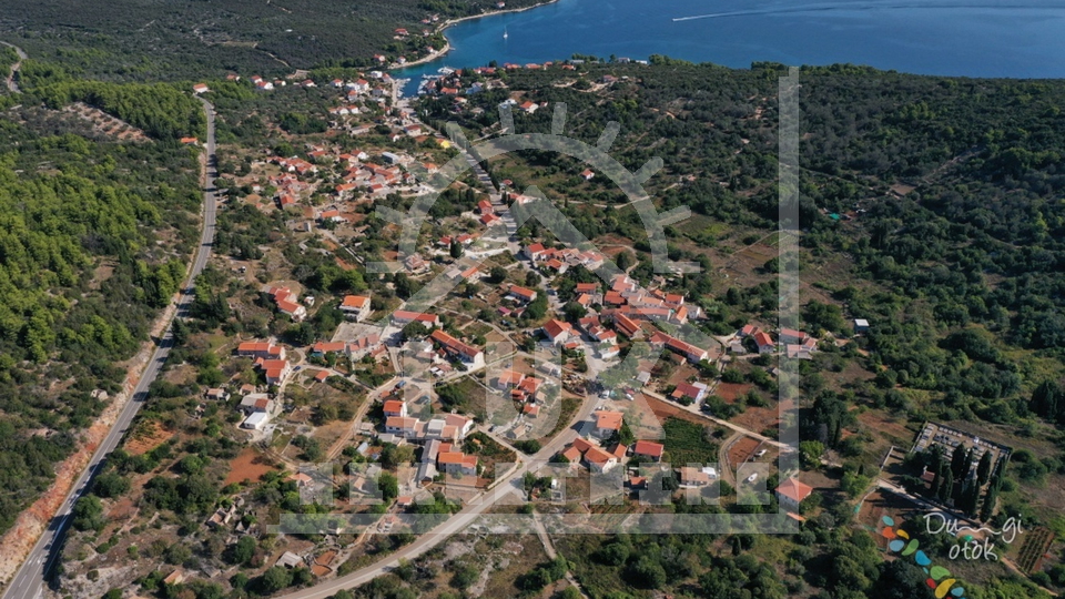 Baugrundstück, Žman auf Dugi Otok, 400 Meter vom Meer entfernt