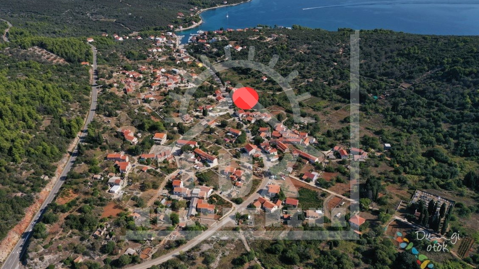 Baugrundstück, Žman auf Dugi Otok, 400 Meter vom Meer entfernt