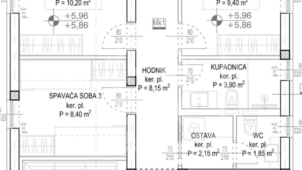 Three-room penthouse with roof terrace, Zadar (Stanovi) NEW CONSTRUCTION