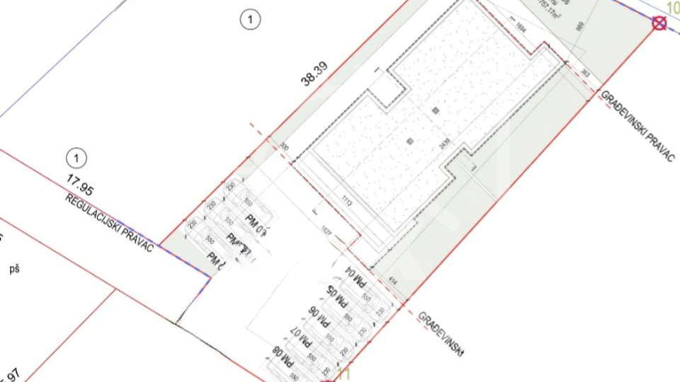 Zweizimmerwohnung im Erdgeschoss mit Garten, UNMÖBLIERT, Vrsi (Mulo), NEU GEBAUT