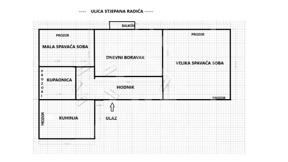 Zweizimmerwohnung in toller Lage, Zadar (Voštarnica)