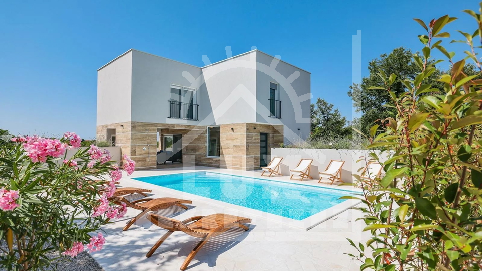 Detached villa with swimming pool, Grbe, near Nin and Zadar, NEW BUILDING