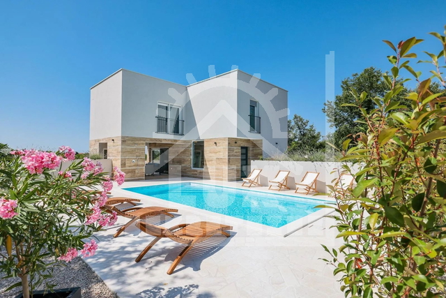 Detached villa with swimming pool, Grbe, near Nin and Zadar, NEW BUILDING