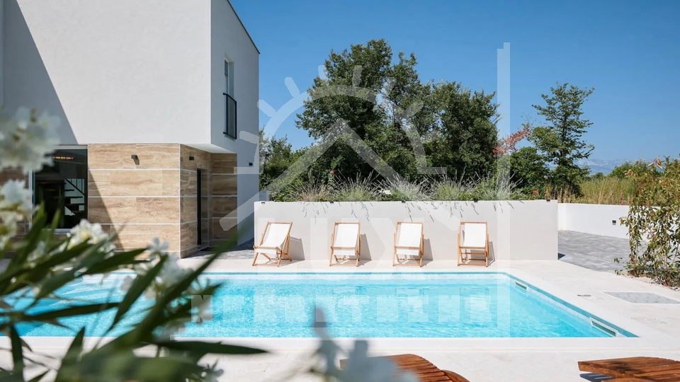 Detached villa with swimming pool, Grbe, near Nin and Zadar, NEW BUILDING