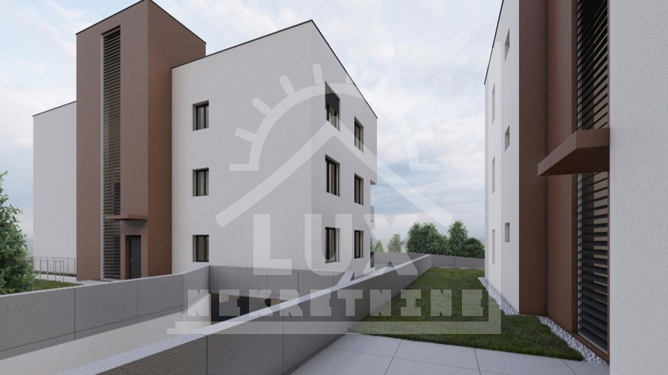 Penthouse, three bedrooms, Zadar, Plovanija, new building