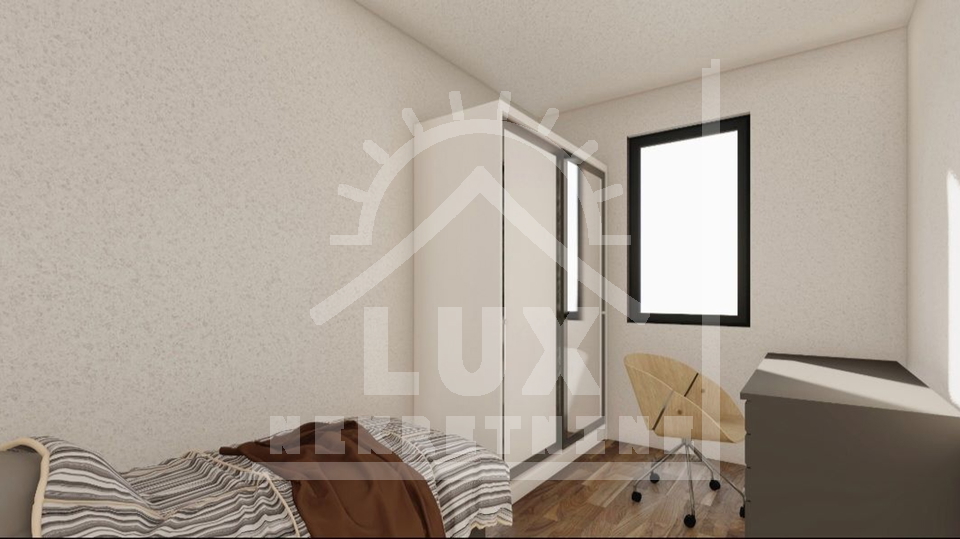 Penthouse, three bedrooms, Zadar, Plovanija, new building