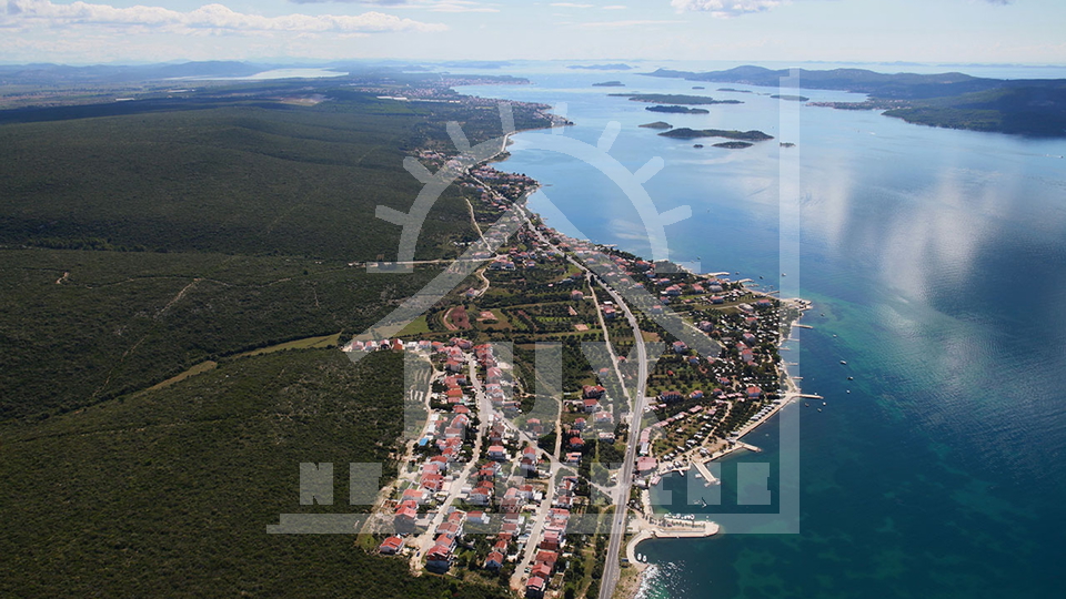 Building plot area 1201 m2, Sveti Petar near Zadar, 200 m from the sea