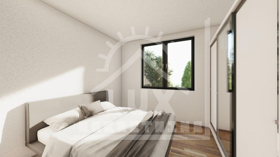 Apartment, two bedrooms, Zadar, Plovanija, new building