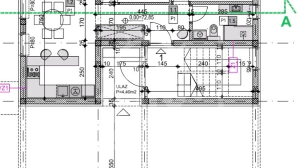 Apartma v pritličju z vrtom, Zadar, Novi Bokanjac, novogradnja