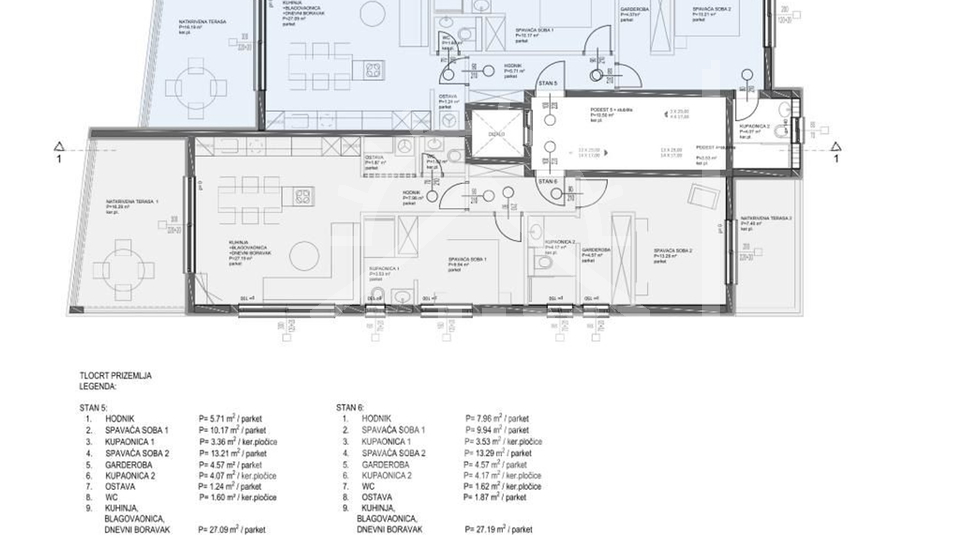 Penthouse, Zadar, Višnjik, Neubau