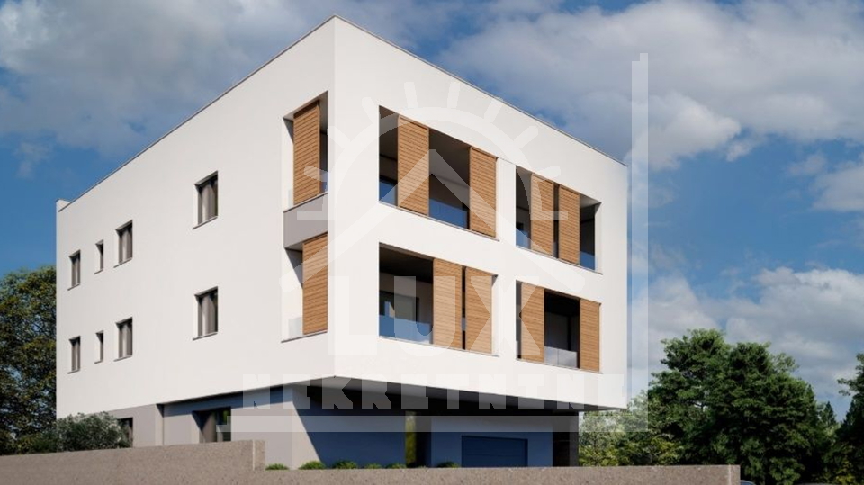 Luxurious apartment on the ground floor, Zadar, Diklovac, new building