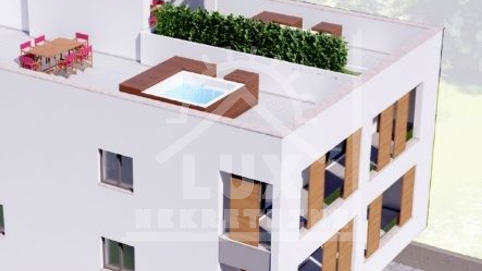 Luxurious apartment on the ground floor, Zadar, Diklovac, new building