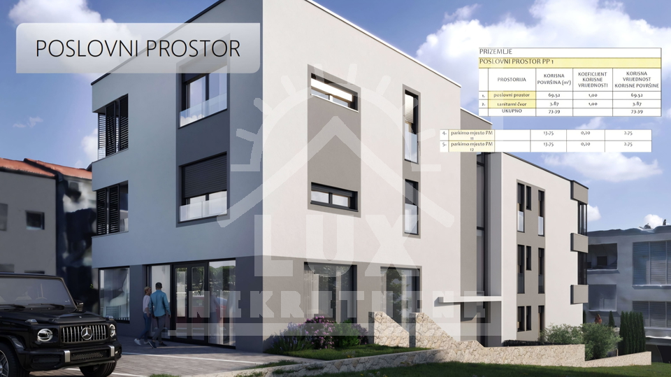 Commercial Property, 78 m2, For Sale, Zadar - Belafuža