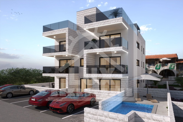 Dvosoban penthouse s krovnom terasom, NOVOGRADNJA, Privlaka kraj Zadra