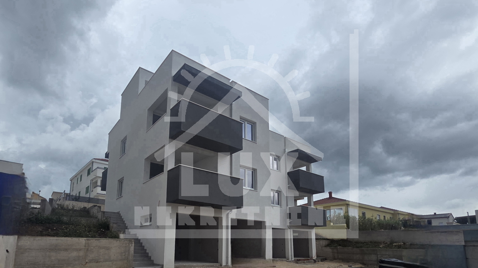 Two-room apartment on the 1st floor in NEW BUILDING with a roof terrace&comma; Ra&zcaron;anac&comma; 60 meters from the sea