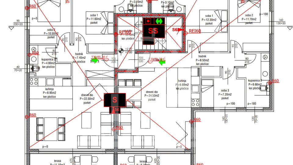 Apartment&comma; 83 m2&comma; For Sale&comma; Zadar - Borik