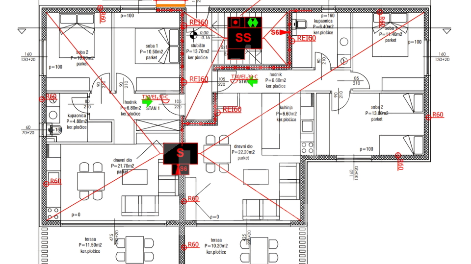 Wohnung&comma; 89 m2&comma; Verkauf&comma; Zadar - Borik