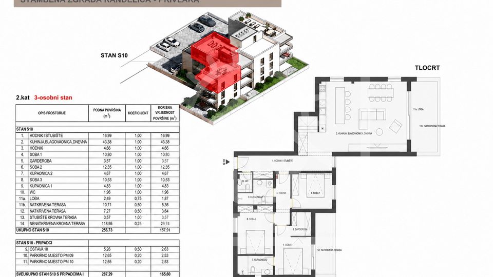 Stanovanje&comma; 165 m2&comma; Prodaja&comma; Privlaka - Sabunike