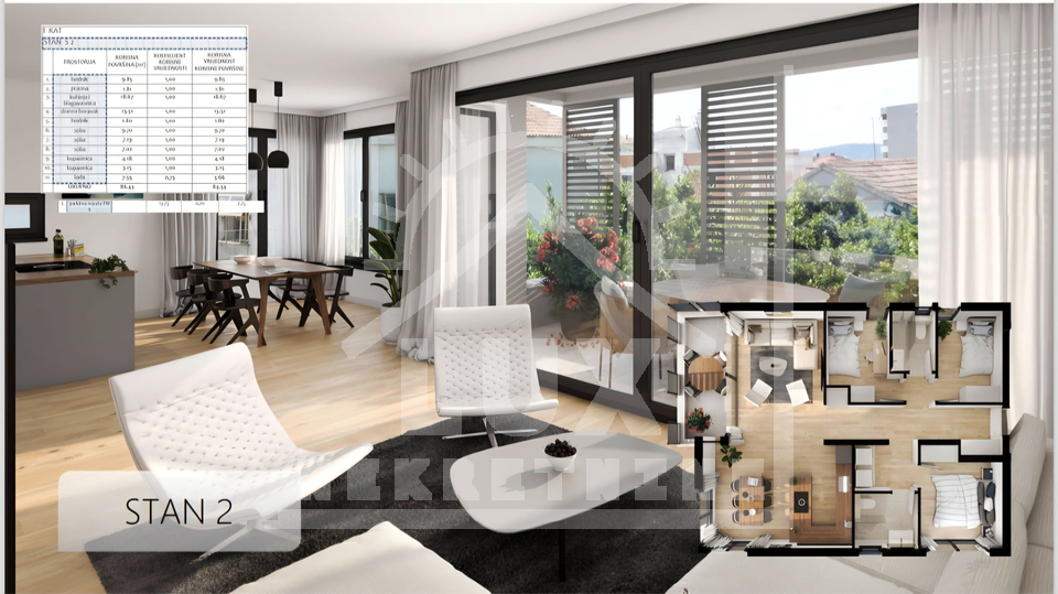 Apartment, 102 m2, For Sale, Zadar - Belafuža
