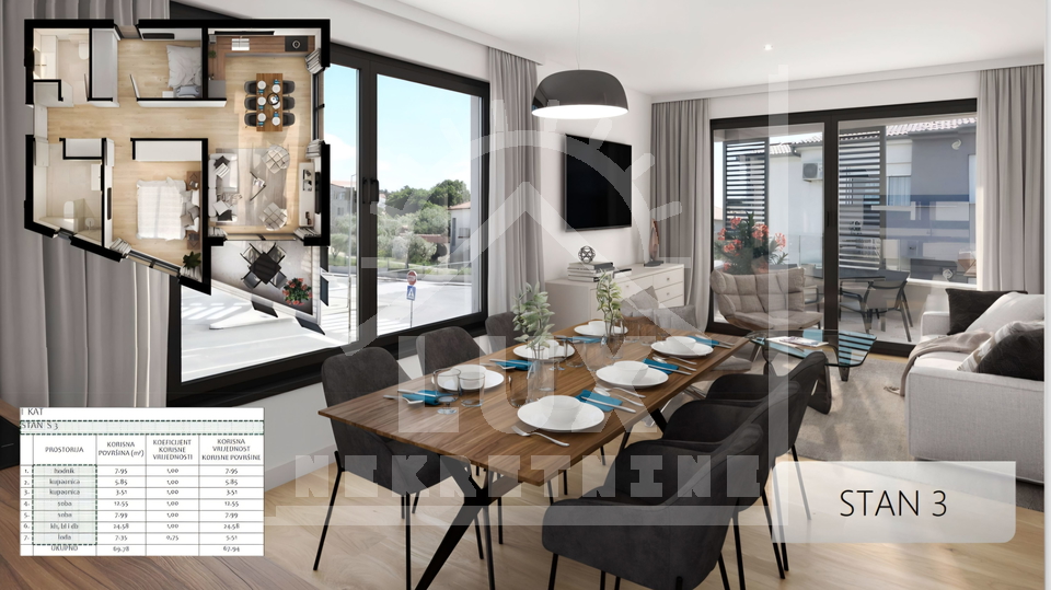 Apartment, 81 m2, For Sale, Zadar - Belafuža