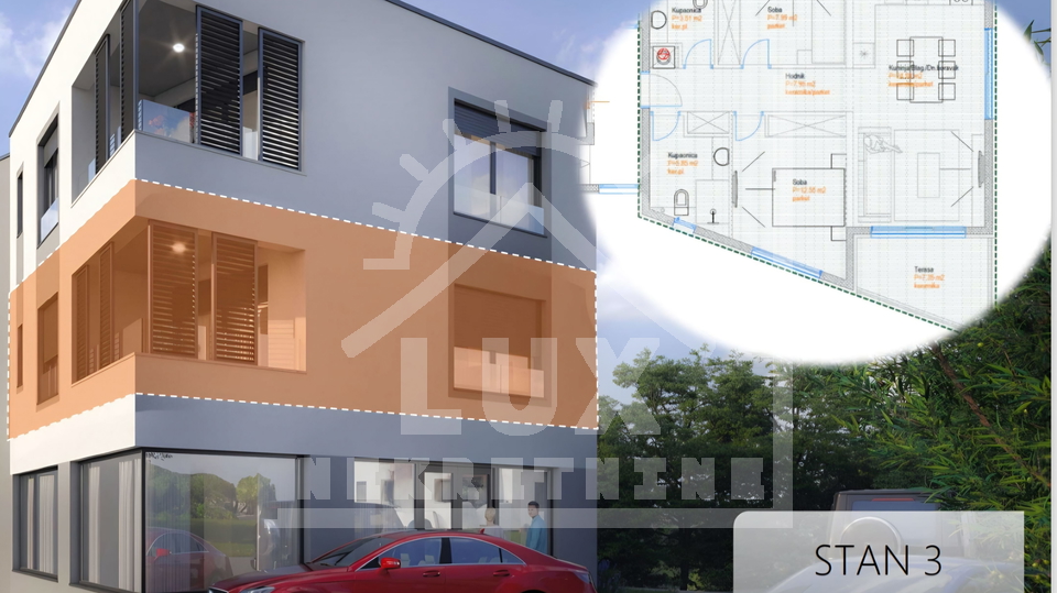 Apartment, 81 m2, For Sale, Zadar - Belafuža