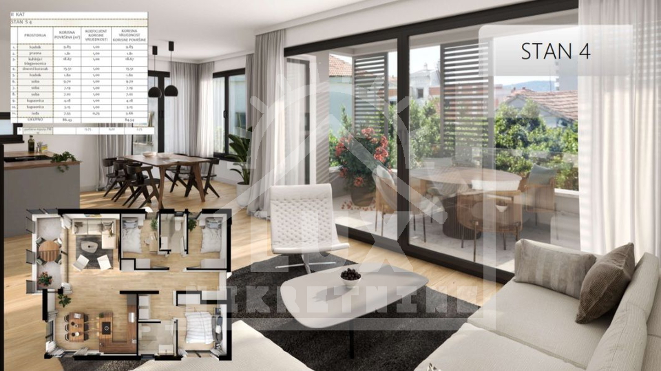 Apartment, 102 m2, For Sale, Zadar - Belafuža