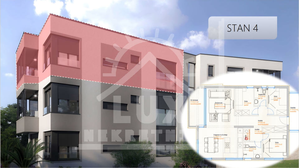 Apartment, 102 m2, For Sale, Zadar - Belafuža