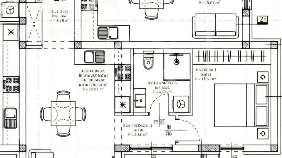 Apartment, 66 m2, For Sale, Zadar - Bili brig