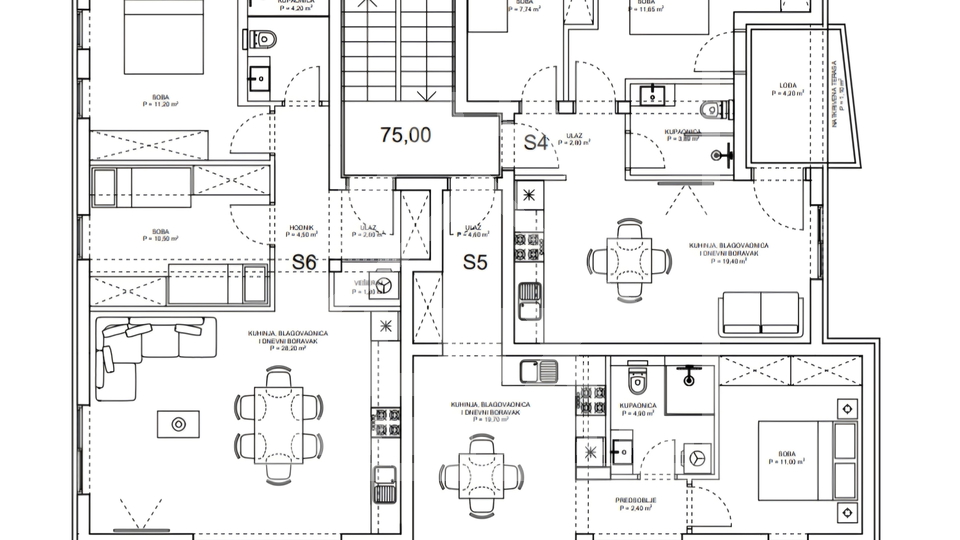 Wohnung, 55 m2, Verkauf, Zadar - Bili brig