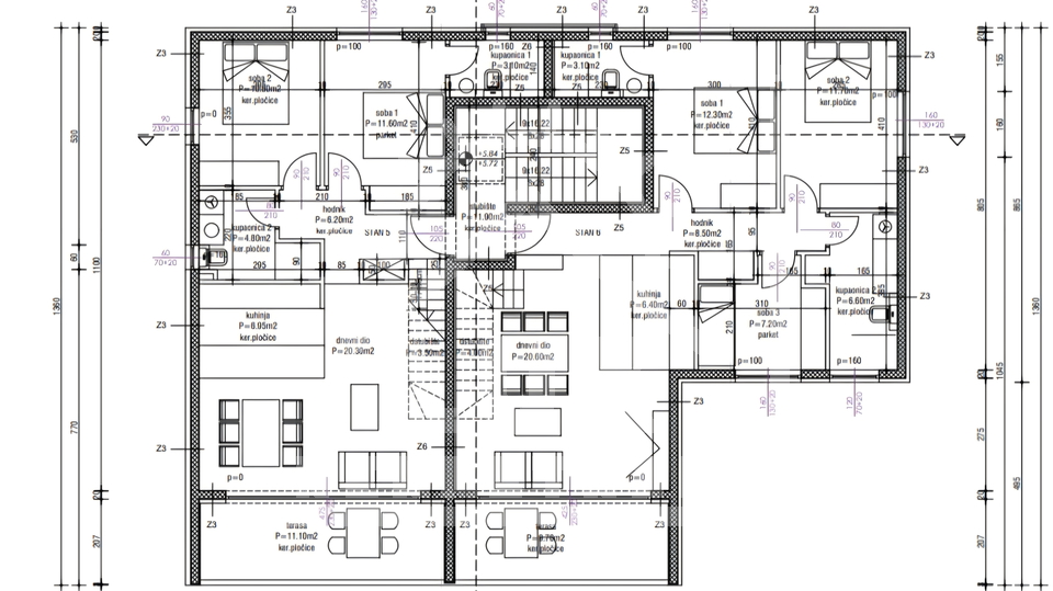 Stanovanje&comma; 105 m2&comma; Prodaja&comma; Zadar - Borik