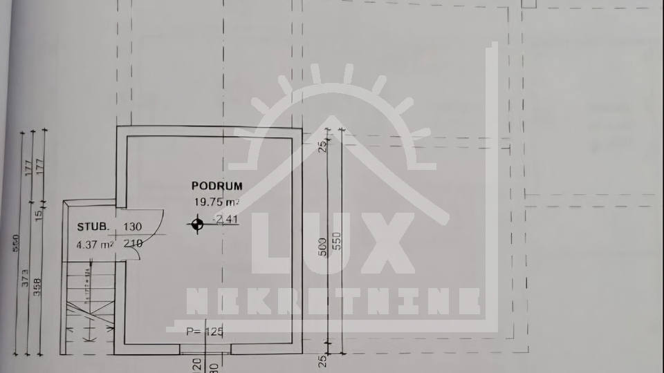Samostojeća kuća, prizemnica, pov. 93 m2, Vir (centar)