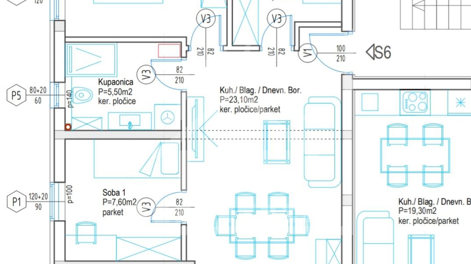 Apartment&comma; 62 m2&comma; For Sale&comma; Zadar - Plovanija