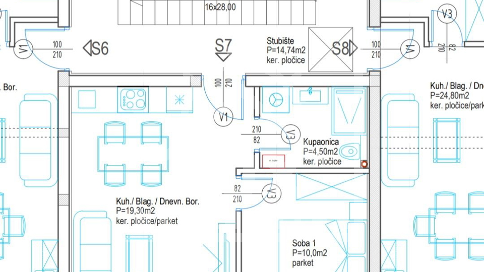 Jednosoban stan na 2&period; katu&comma; Zadar &lpar;Plovanija&rpar; NOVOGRADNJA