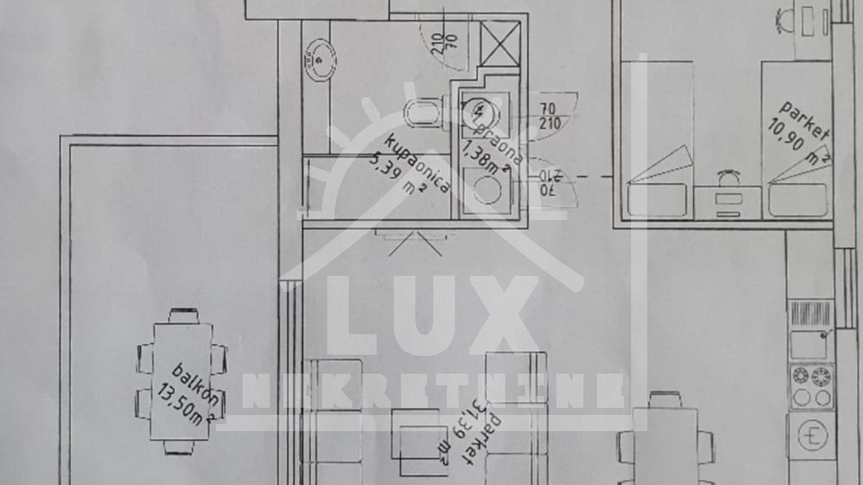 Wohnung&comma; 73 m2&comma; Vermietung&comma; Zadar - Borik