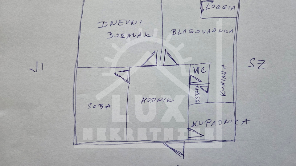 Stan pov. 60 m2, komforan jednosoban, Zadar (Voštarnica)