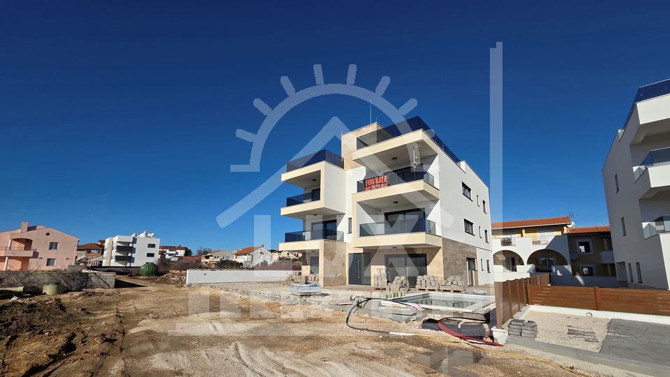 Zweizimmerwohnung im Erdgeschoss mit Garten&comma; Privlaka&comma; in der N&auml;he von Zadar&comma; NEUBAU