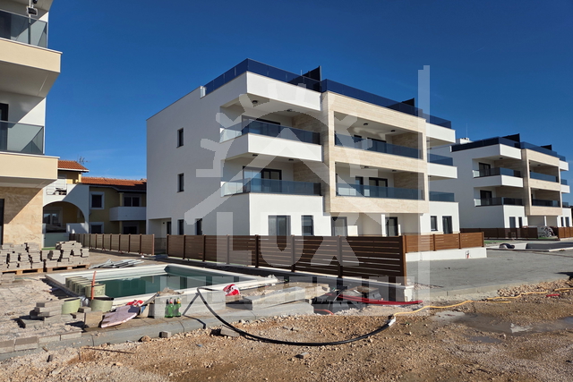 Dvosobno stanovanje v pritličju z vrtom, Privlaka pri Zadru, NOVOGRADNJA