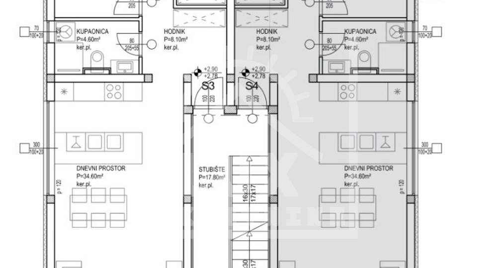Wohnung, 76 m2, Verkauf, Privlaka