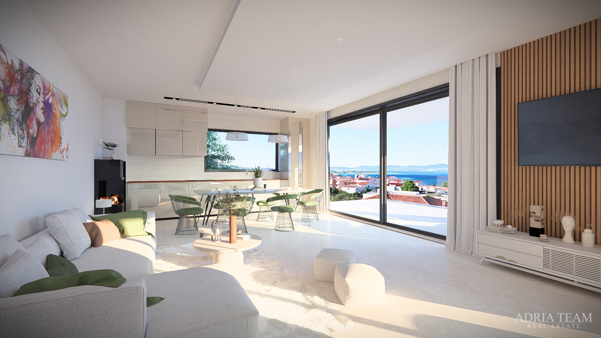 APARTMENTS LOCATED 120 m FROM THE SEA, SEA VIEW, NEW CONSTRUCTION - DIKLO, ZADAR