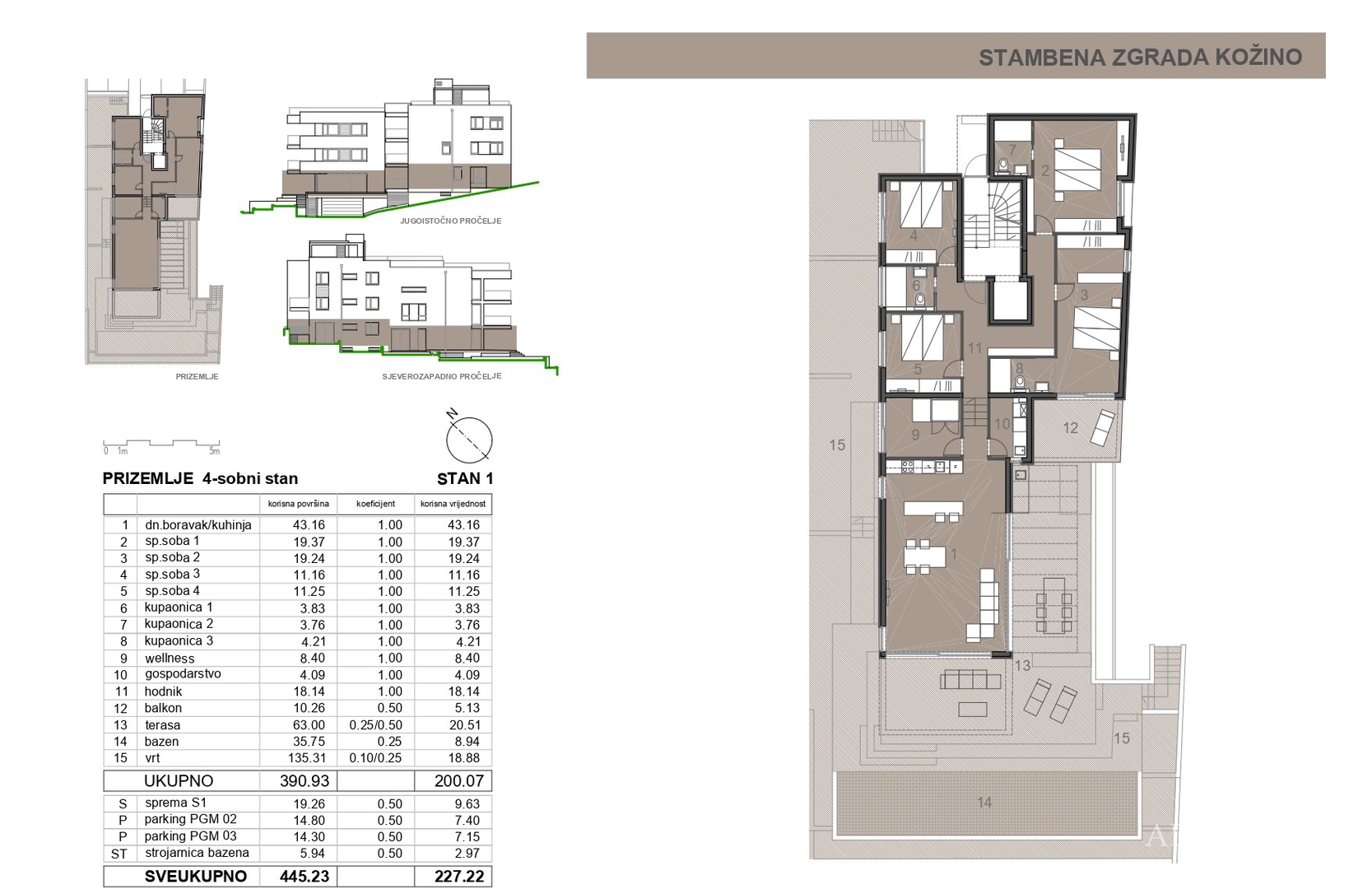 LUKSUZNI APARTMANI UDALJENI 80 m OD MORA, NOVOGRADNJA - KOŽINO