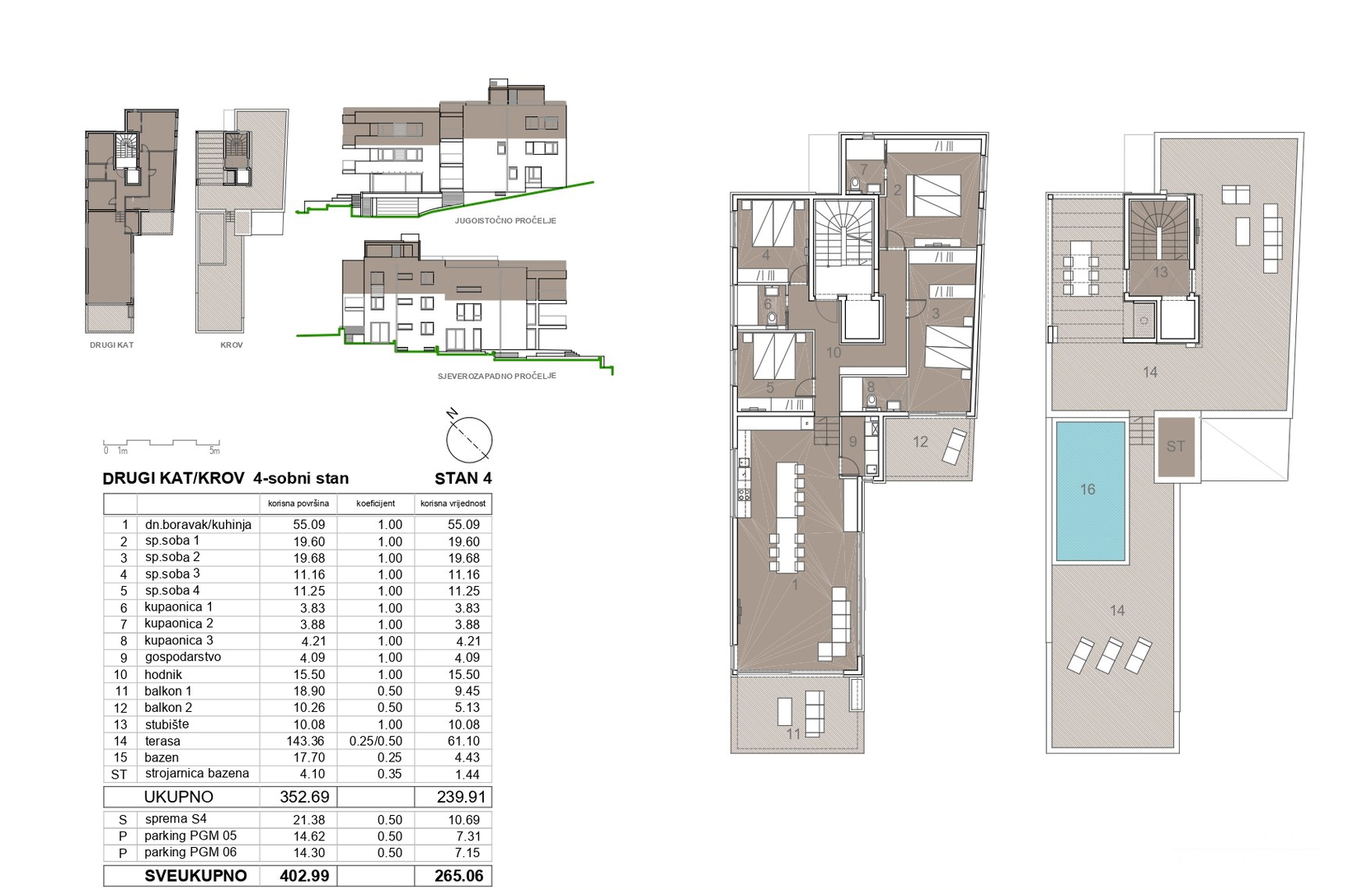 LUKSUZNI APARTMANI UDALJENI 80 m OD MORA, NOVOGRADNJA - KOŽINO