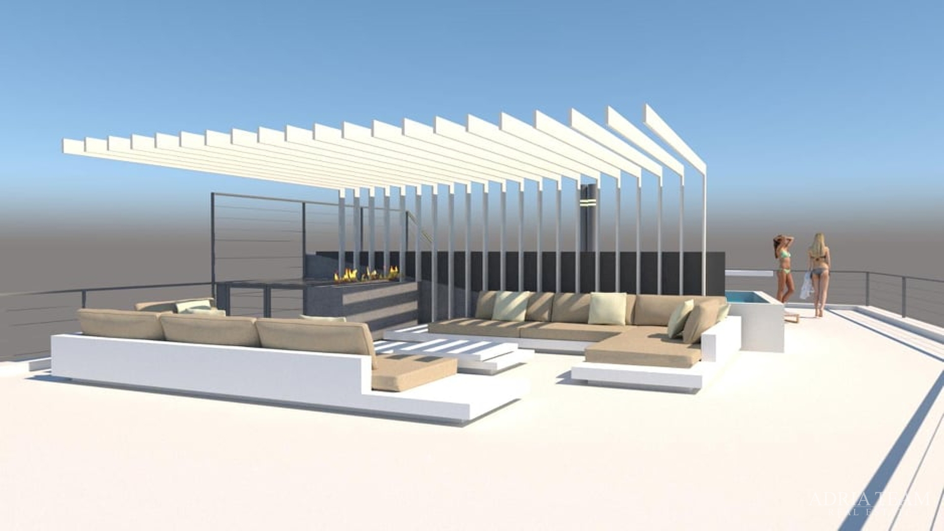 AKCIJA!! LUKSUZNI APARTMANI NA MIRNOJ LOKACIJI, 100 m OD MORA, KOŽINO - ZADAR