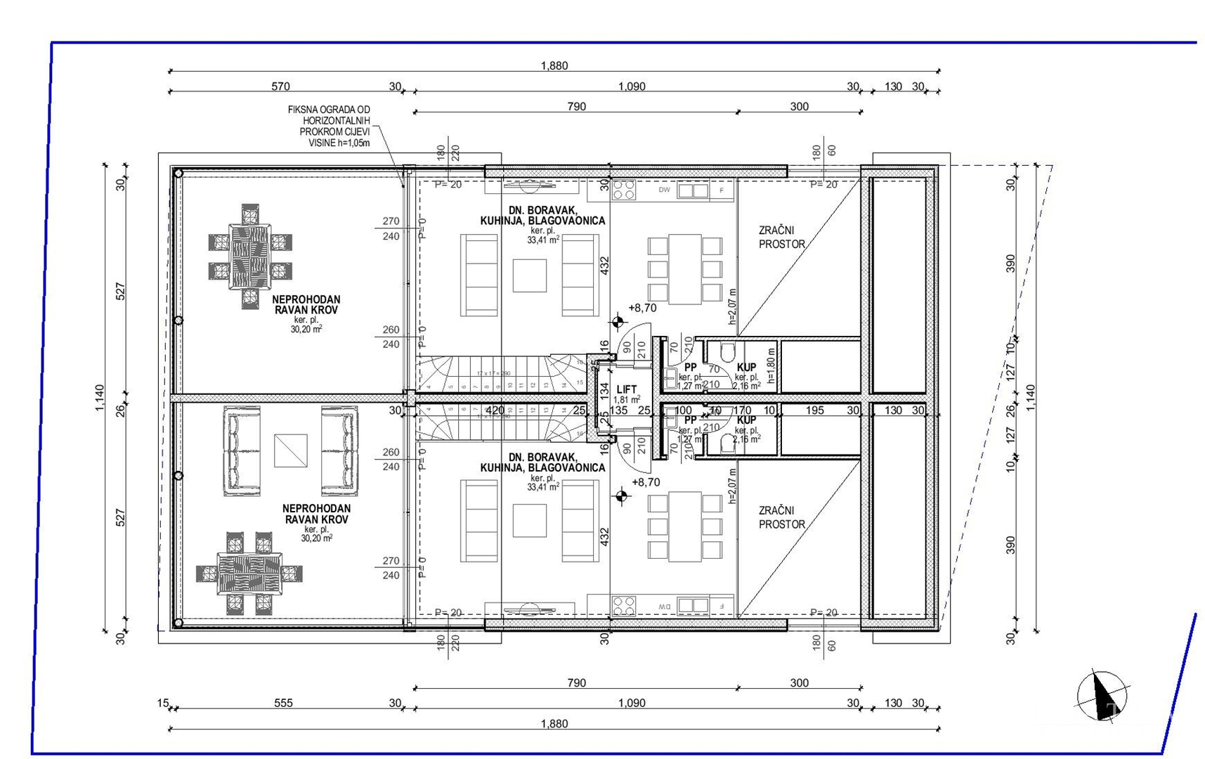 APARTMANI U NOVOGRADNJI, 20 m OD MORA - TOP POZICIJA!!! POVLJANA - PAG