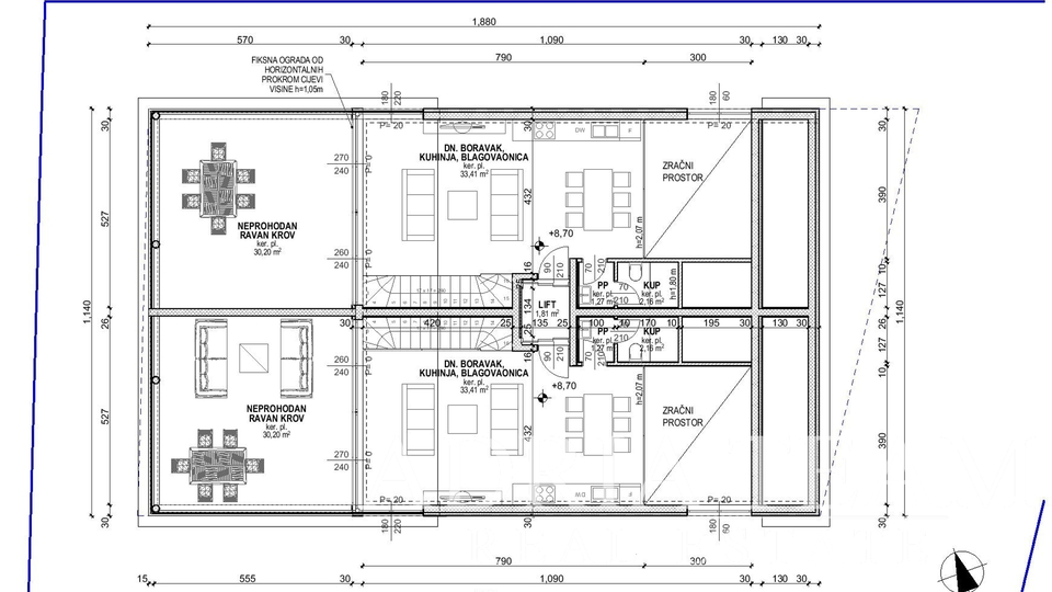 APARTMENTS, NEW BUILDING, 20 m FROM THE SEA - TOP POSITION !!! POVLJANA - PAG