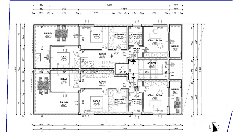 APARTMANI U NOVOGRADNJI, 20 m OD MORA - TOP POZICIJA!!! POVLJANA - PAG