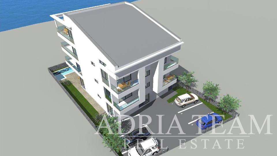 APARTMENTS, NEW BUILDING, 20 m FROM THE SEA - TOP POSITION !!! POVLJANA - PAG