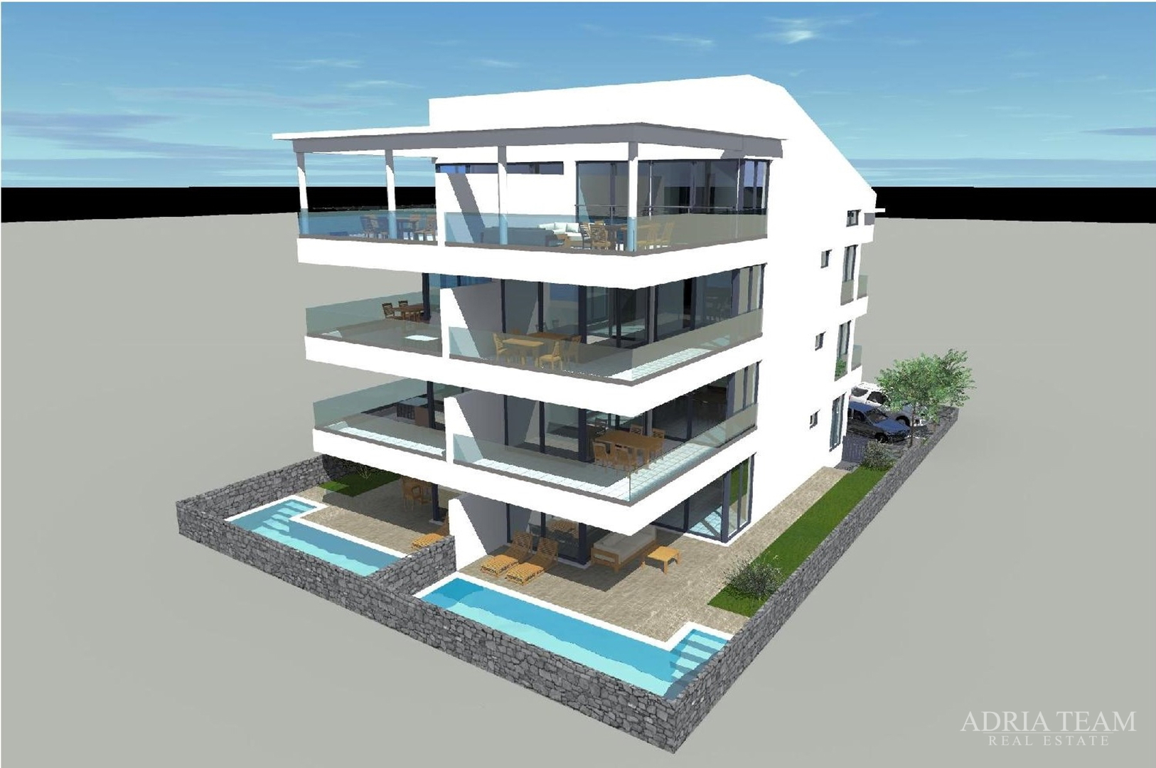 APARTMANI U NOVOGRADNJI, 20 m OD MORA - TOP POZICIJA!!! POVLJANA - PAG